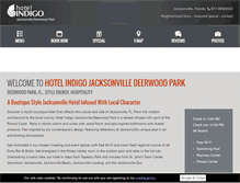 Tablet Screenshot of hoteldeerwoodpark.com